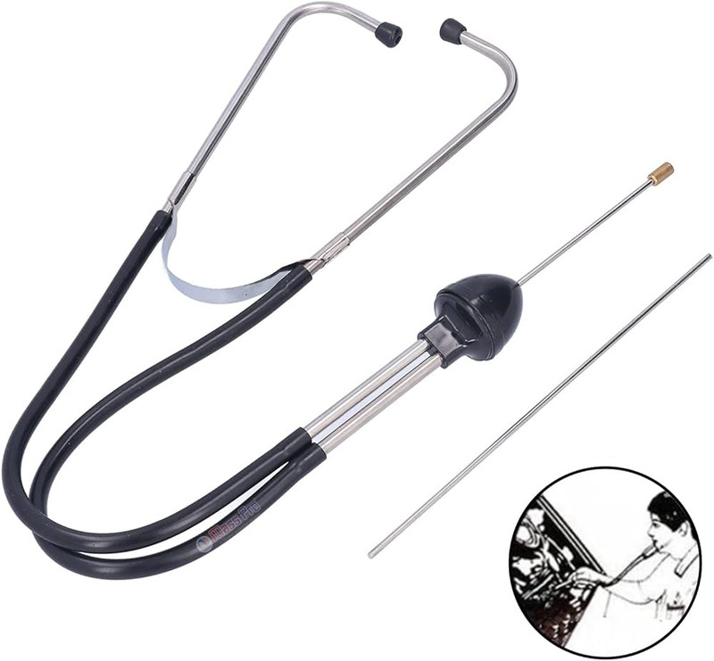 Mass Pro Mechanics Stethoscope Universal Diagnostic Tool Car&Truck Cylinder Testing Vehicle Tool Kit