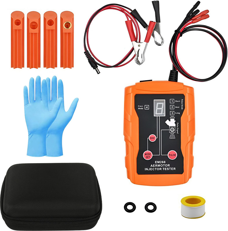 SERPLEX Car Fuel Injector Tester Kit Vehicle Tool Kit