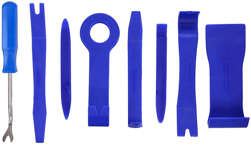 Zinnia 8 pcs auto trim Removal Tool Kit Car Rivets Push Retainer Clips Vehicle Tool Kit
