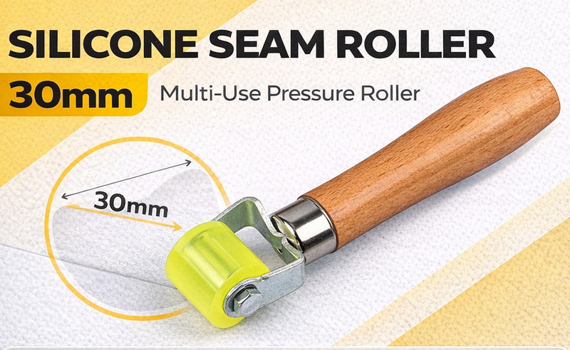 AASONS Silicone Roller 30mm | Pressure Roller for Car Wrapp +vinyl + laminate users Vehicle Tool Kit