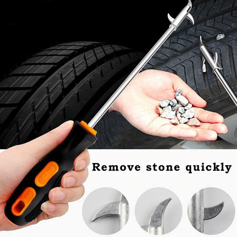 AirSoft Tyre Cleaning Hook Field Work,Car Construction Roads Groove Broken Stone Remover Vehicle Tool Kit
