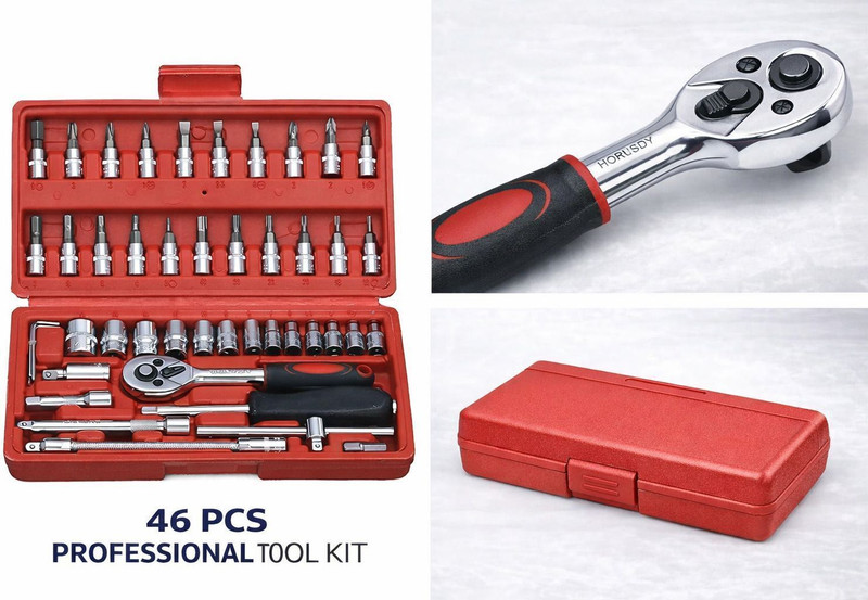 Radhya Enterprise RADHYA 46 IN 1 TOOL KIT SET FOR HOME Vehicle Tool Kit