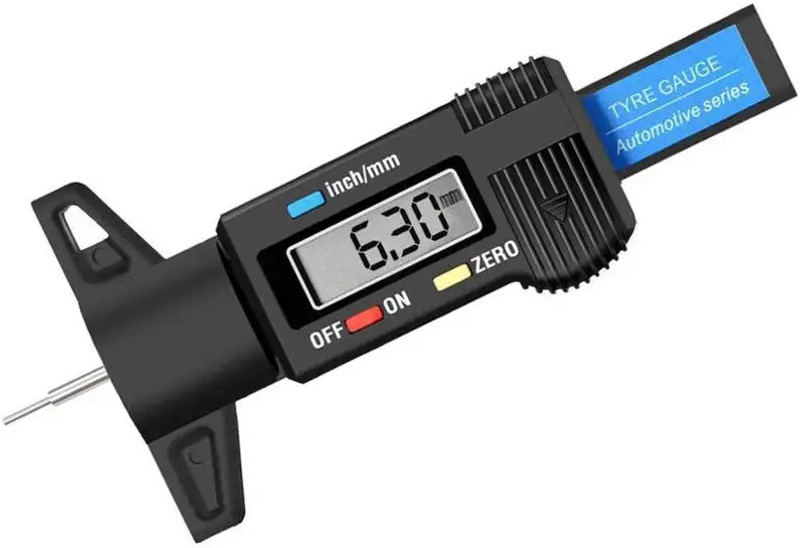 BALRAMA Digital Tyre Tread Depth Gauge Tester Meter Tire Vehicle Tyre Monitoring System Vehicle Tool Kit