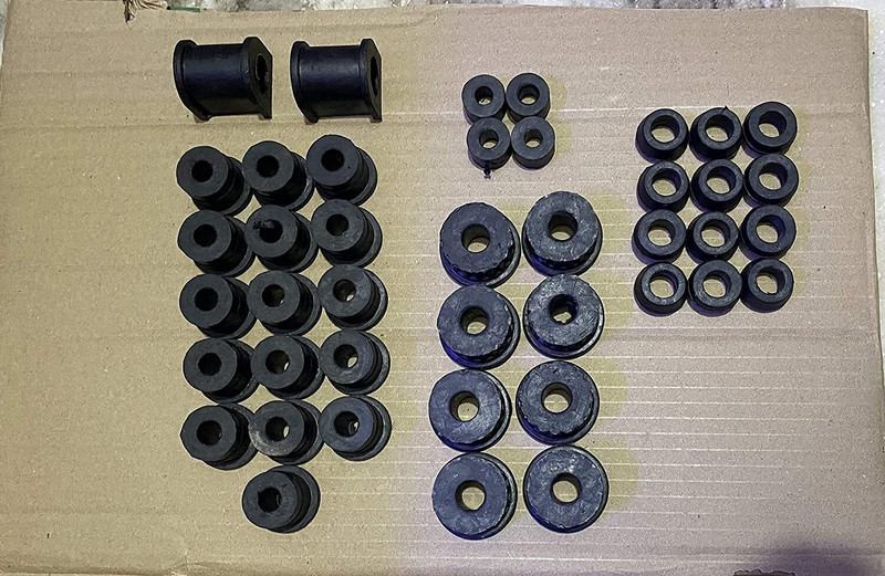 Auto MT 42 PCS SPRING SHACKLE SUSPENSION BUSH KIT MARUTI GYPSY Car Flywheel