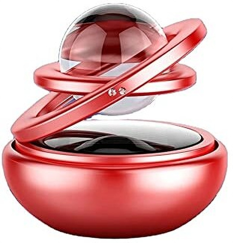 Auto MT RED Crystal Solar CAR Perfume Organic Fragrance Air Freshener Vehicle Tool Kit