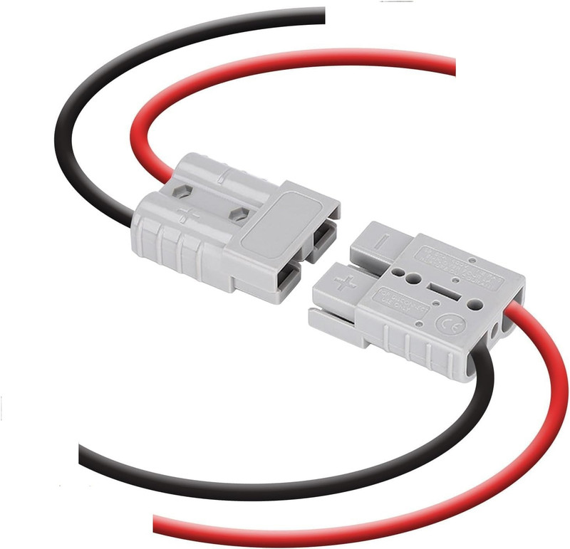 silkyfit Anderson Socket with Wire 12cm Cable Length, Red and Blue Wires Vehicle Tool Kit