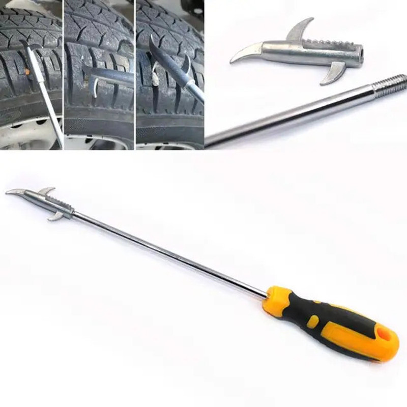 AirSoft Car Tyre Protector Repair Tool Wheel Cleaning Tool With Screwdriver Vehicle Tool Vehicle Tool Kit