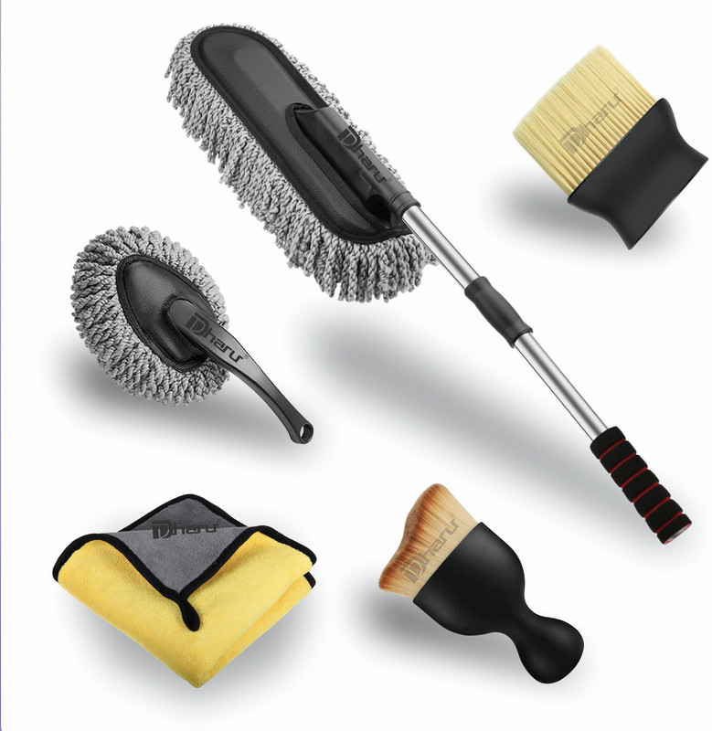 DHARU Microfiber Vehicle Washing Duster(Pack Of 5)
