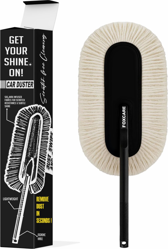 FOXCARE Cotton Vehicle Washing  Duster(Pack Of 1)