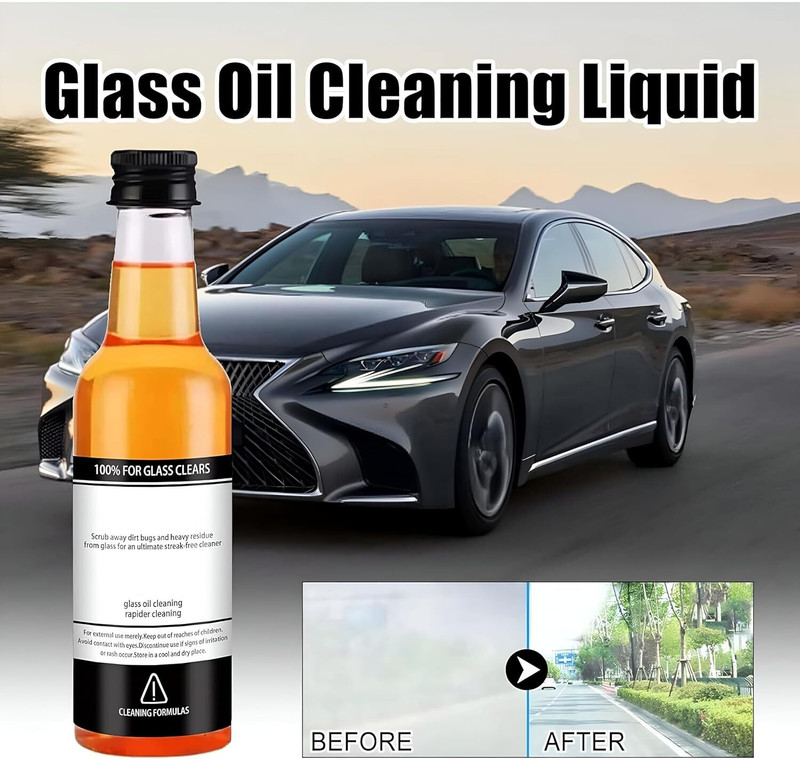 PRIYAL ENTERPRISE Car Glass Oil Cleaner Liquid Vehicle Glass Cleaner(100 ml)