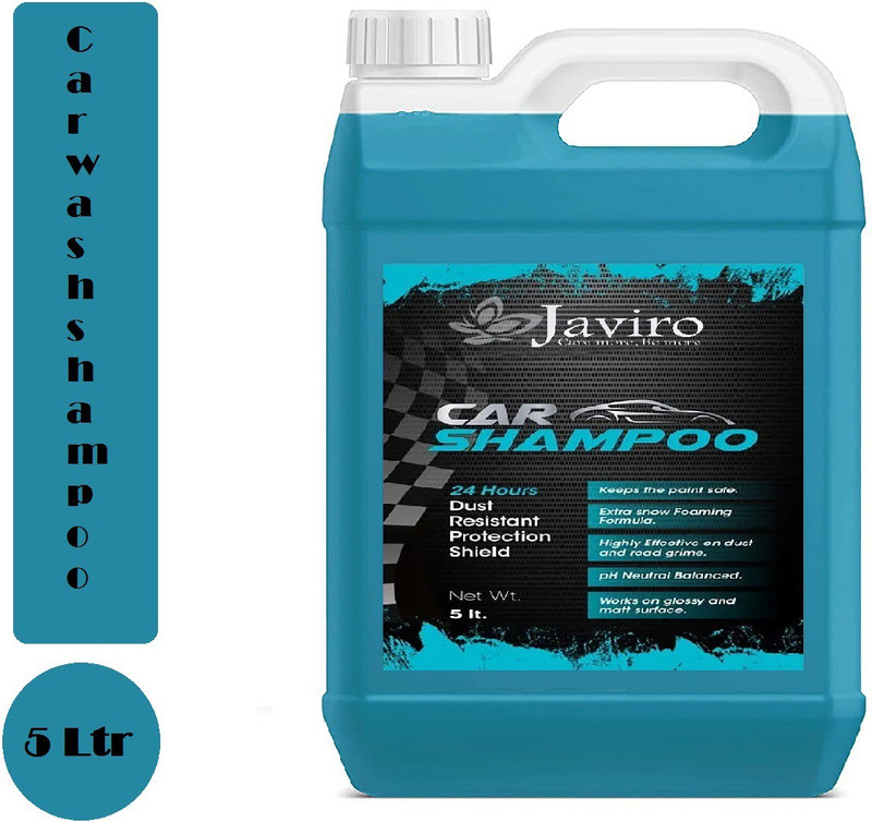 javiro Foam Wash Car shampoo Concentrate Liquid -5LTR| Rich Shine, Car Paint Protection Car Washing Liquid(5000 ml)