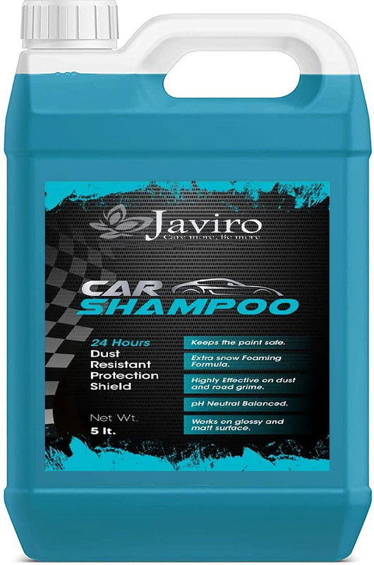 javiro 3X Extra Shine Foam Wash Car Shampoo (After Wash No Polish Requaired) Car Washing Liquid(5000 ml)