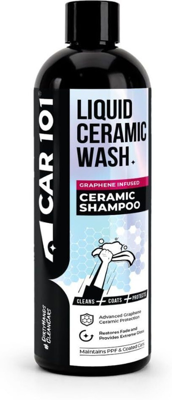 Car 101 Graphene Ceramic Shampoo | 2 in 1 Effect (Coating + Shampoo) Car Washing Liquid(300 ml)