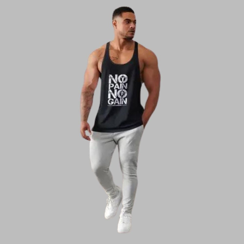 UNIFRINGE Polyester Blend Fabric Gym Vest