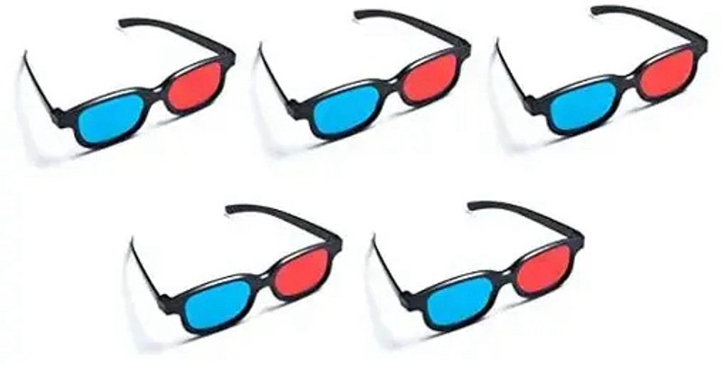 MYRA Take a look at this Lumens 3D Video Glasses For Tv Movie Dvd Video Glasses(Red, Blue)