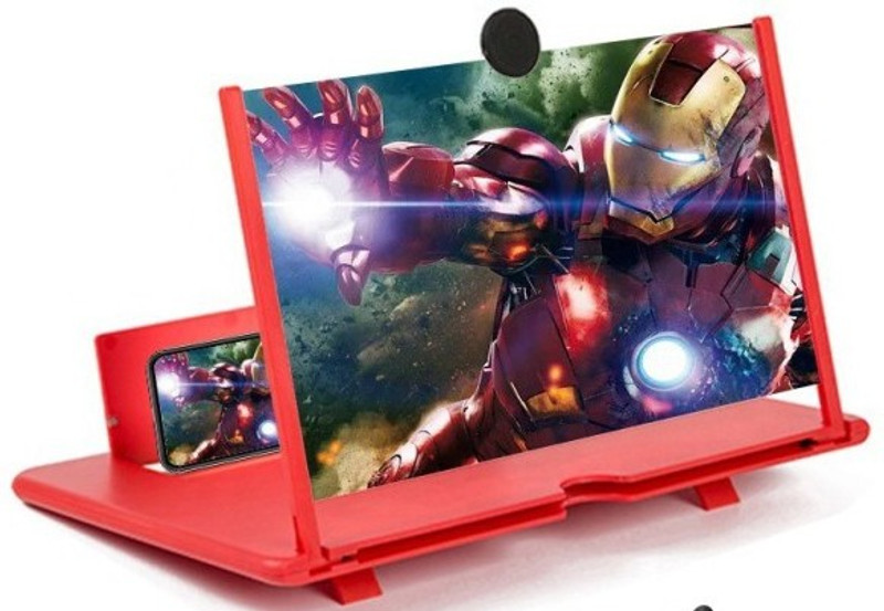 JANGI F68 Googlex Screen Expanders & Screen Magnifier 3D HD clear screen Smartphones Video Glasses(Multicolor, Red, Black)