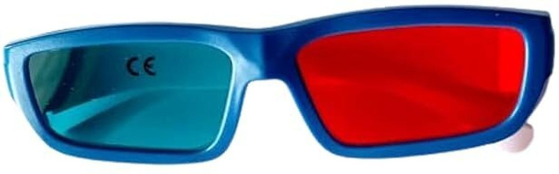Bynocs Anaglyph 3D Glasses Small BYNOCS3DLS Video Glasses(Left Eye Red)