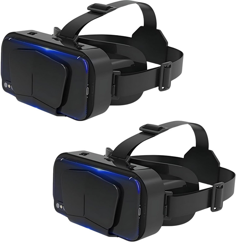 Rhobos BUY ONE GET ONE 3D VR Glasses Giant Screen VR Headset, VR Goggles for TV, Movies Video Glasses(Black)