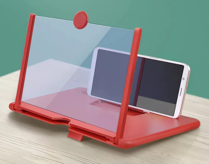 JANGI Smart Screen Magnifier HD1362 New Phone Holder for Smartphones Video Glasses(Multicolor, Red, Black, White)