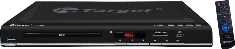 Target TT-687 MPEG4 Technology 5.1 Channel DVD Player 100 watts 5 inch DVD Player(Black)