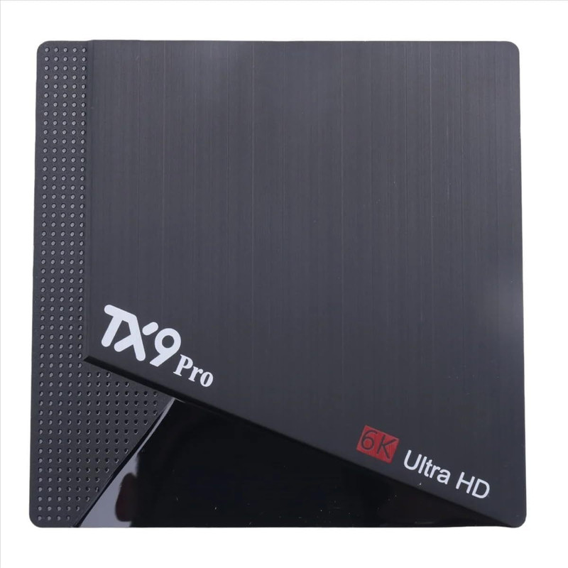 RyzCare TX9 Pro Android 12 TV Box, 4GB+32GB 60 inch Blu-ray Player(Black)