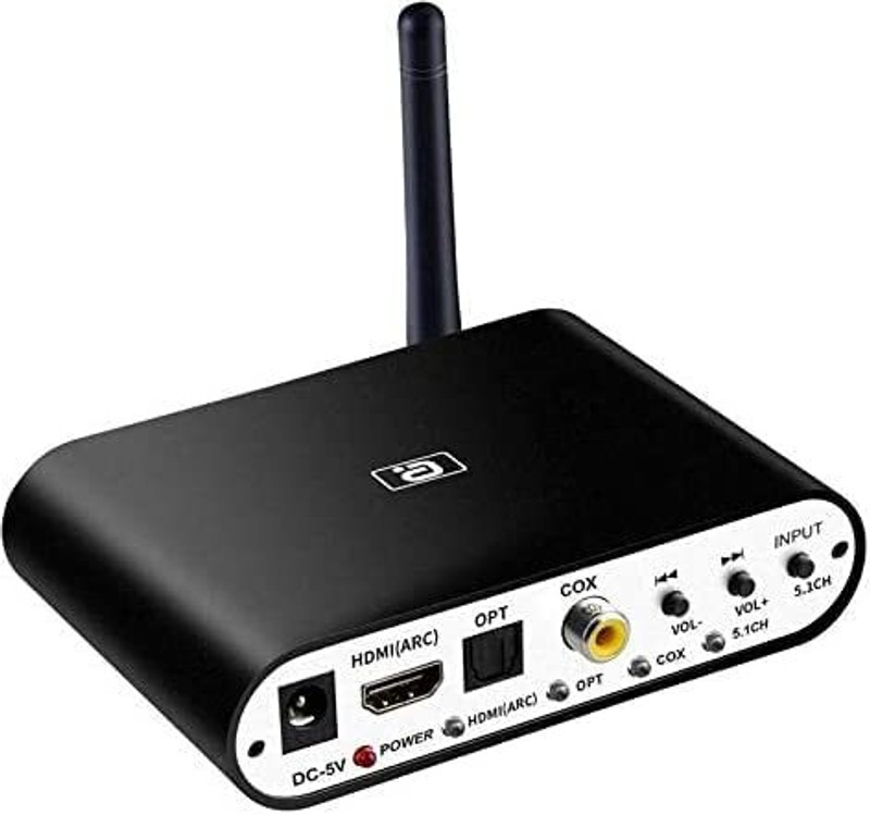 Etzin 5.1CH DIGITAL AUDIO DECODER-DA615H HDMI ARC Audio Extractor EPL-515H 1080 inch Blu-ray Player(Black)