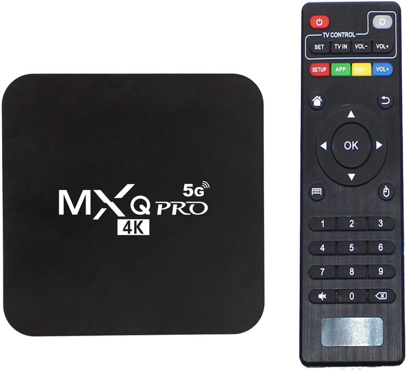 MXQ PRO android smart tv box 160 inch Blu-ray Player(Black)
