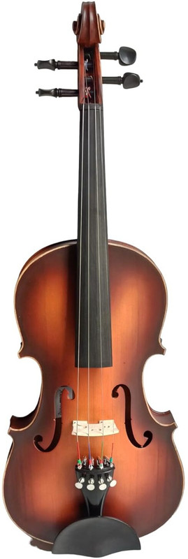 Pleasure Musical Works Best Sound 4/4 Acoustic Violin | Brown Matt Full-Size Violin 4/4 Classical (Modern) Violin(Brown Yes)
