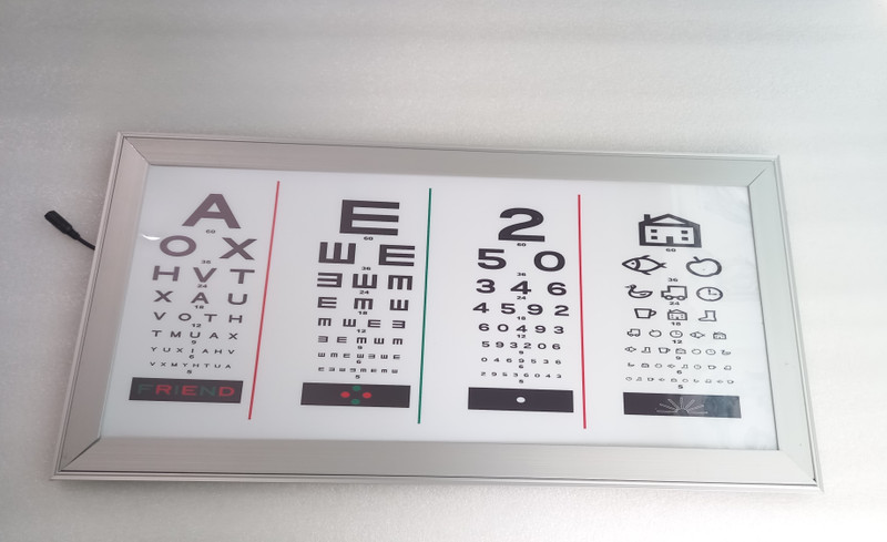 SATMED LED Vision Chart Vision Test Chart(Snellen)