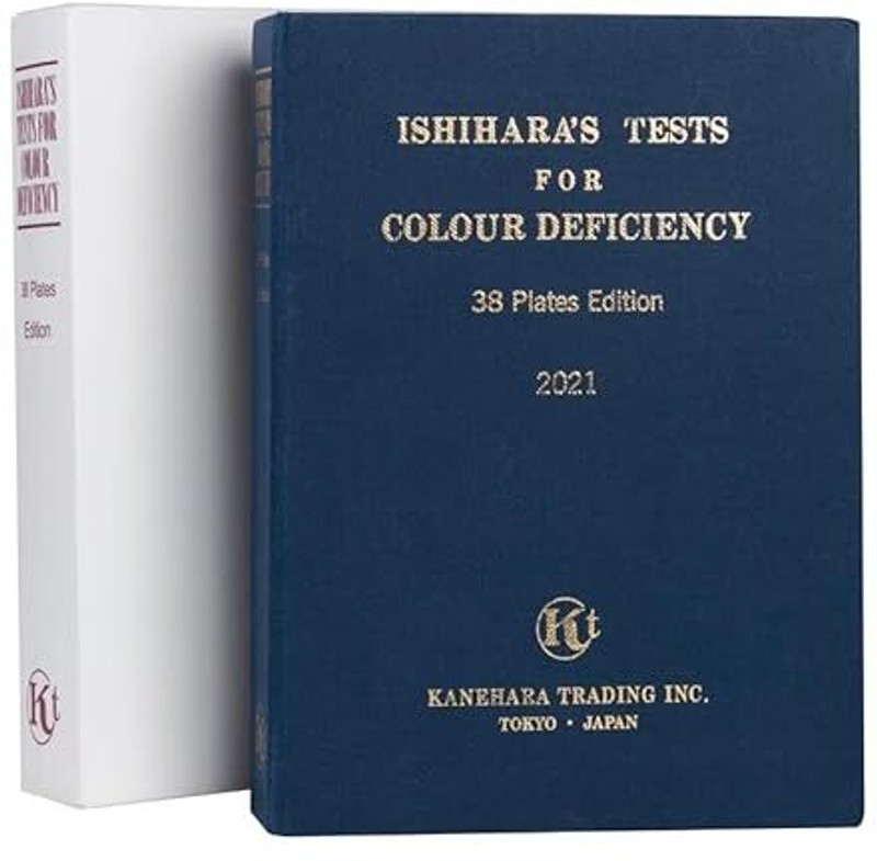 KASHSURG KSIPL Kanehara Ishihara Test Chart Books For Color Deficiency 38 Plates Vision Test Chart(E)