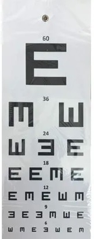 SATMED Tumbling E Chart Vision Test Chart(E)
