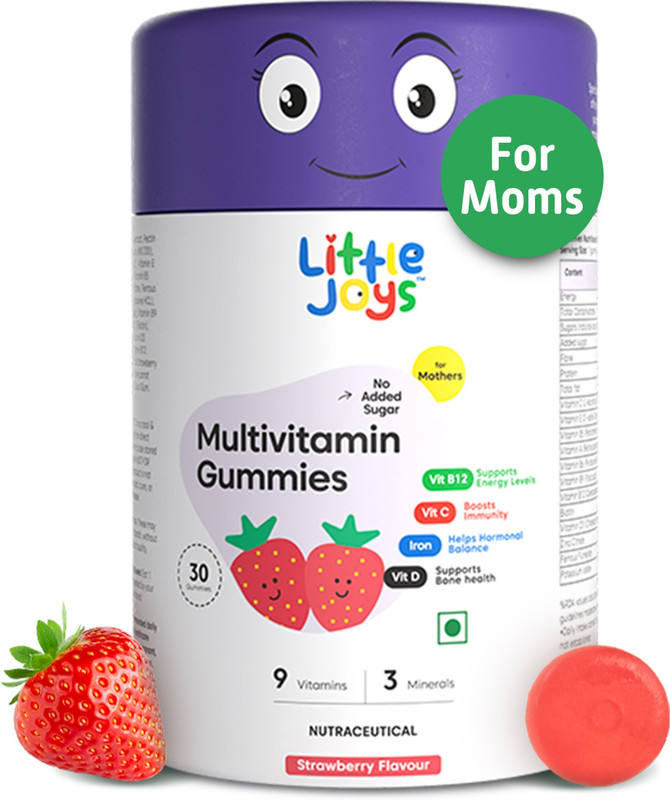 Little Joys Multivitamin Gummies for Womens | Supports Immunity, Bone Health & Energy Level(30 No)