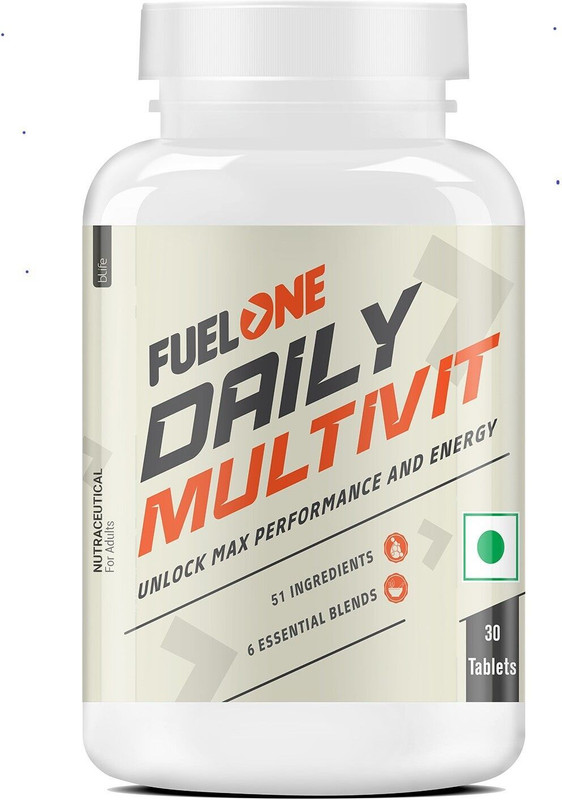 FUELONE Daily Multivitamin, 51 Ingredients & 6 Blends, For Energy, Immunity & Recovery(30 Tablets)