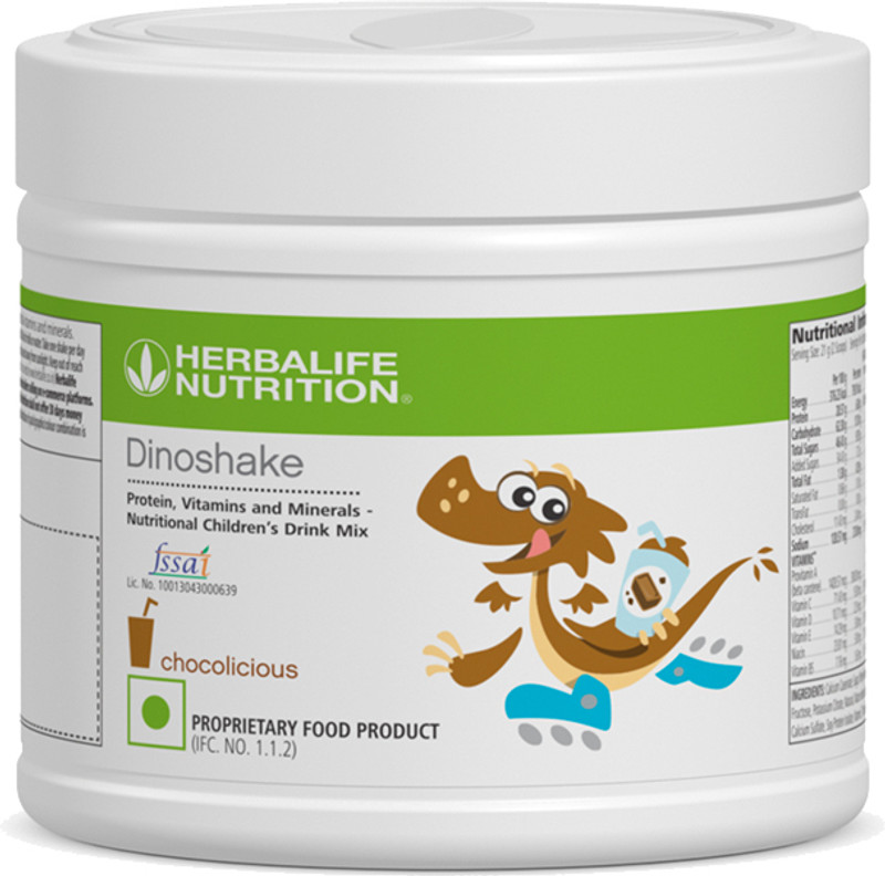 Herbalife Nutrition Dinoshake -Chocolate for kids 200GM CHOCOLATE Powder(200 g)