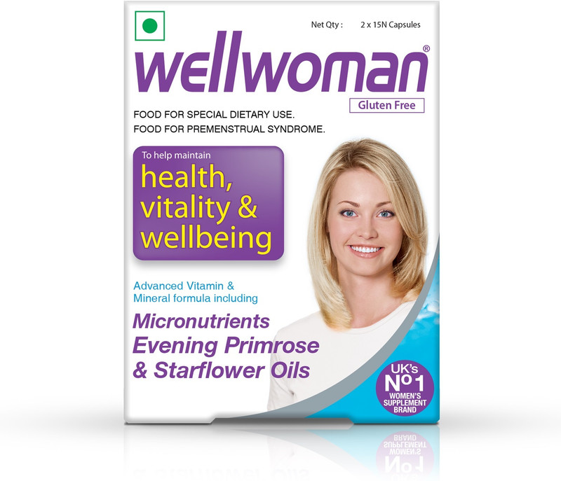 Wellwoman Health Supplements (Micronutrients, Evening Primrose Oil and Starflower Oil)(30 No)