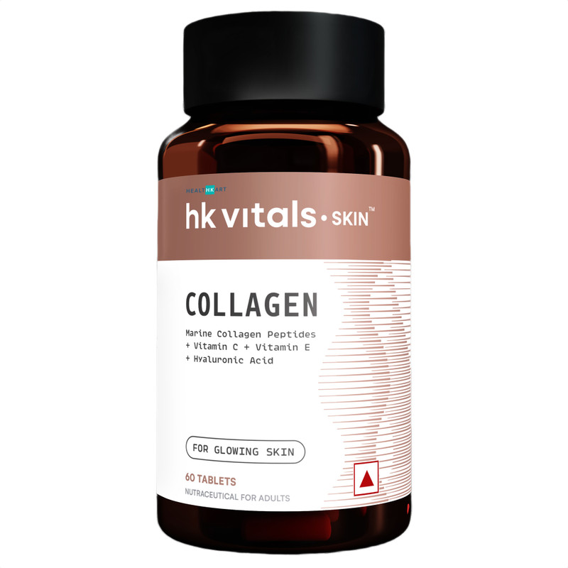 HEALTHKART hk vitals Collagen Tablets | 3000mg | For Skin Glow(60 Tablets)