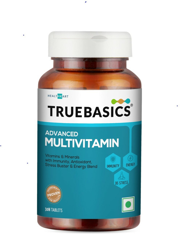TRUEBASICS Advanced Multivitamin, Multivitamin for Men & Women, for Energy & Immunity(30 Tablets) TRUEBASICS Advanced Multivitamin, Multivitamin for Men & Women, for Energy & Immunity(30 Tablets)