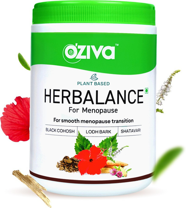 OZiva Plant based HerBalance Menopause With Licorice for Smooth Menopause Transition(250 g)