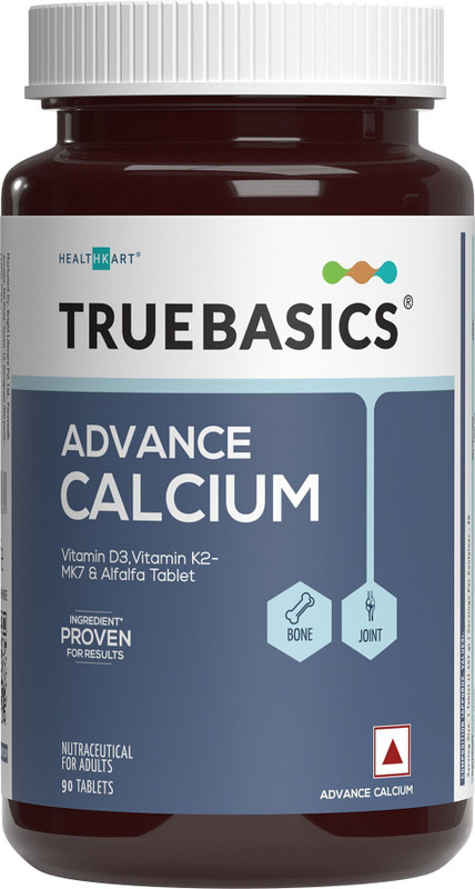 TRUEBASICS HK Vitals Iron + Folic Acid with Zinc, Vitamin C & B12(90 Tablets)