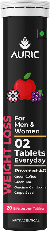 Auric Get Slim Effervescent Tablets(20 Tablets)