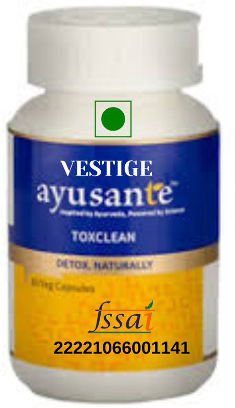 VESTlGE Ayusante Toxclean Detox Naturally (60 capsuel)(60 Capsules)