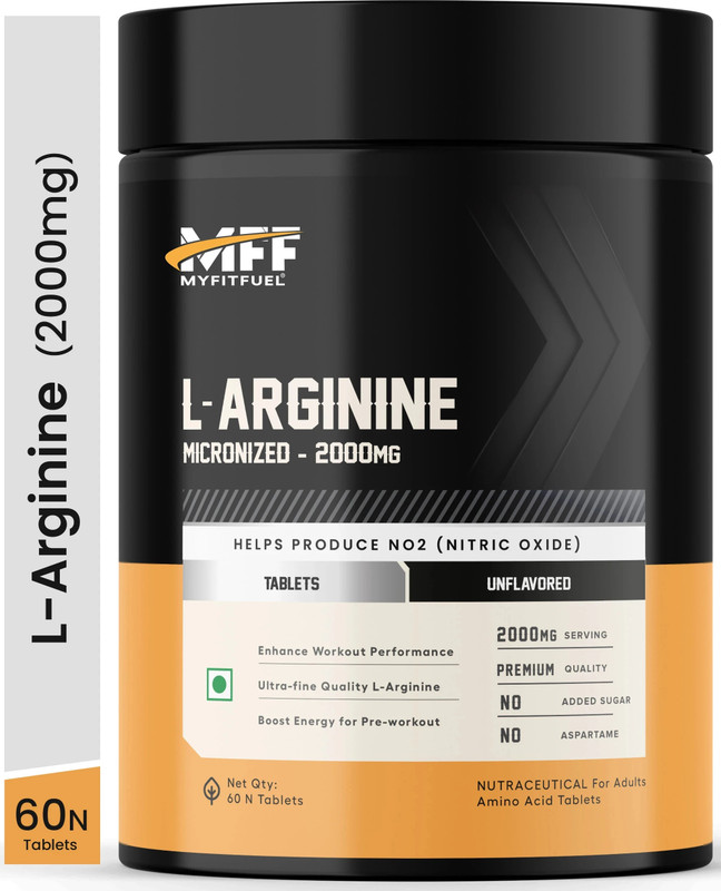 MyFitFuel L-Arginine (2000 mg) 60 Capsule(60 No)