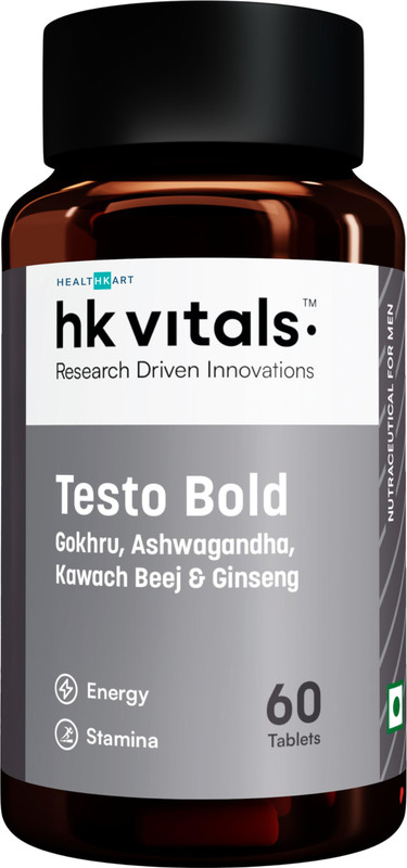 HEALTHKART HK Vitals Testo Bold, Testosterone Booster for Men(60 Tablets)