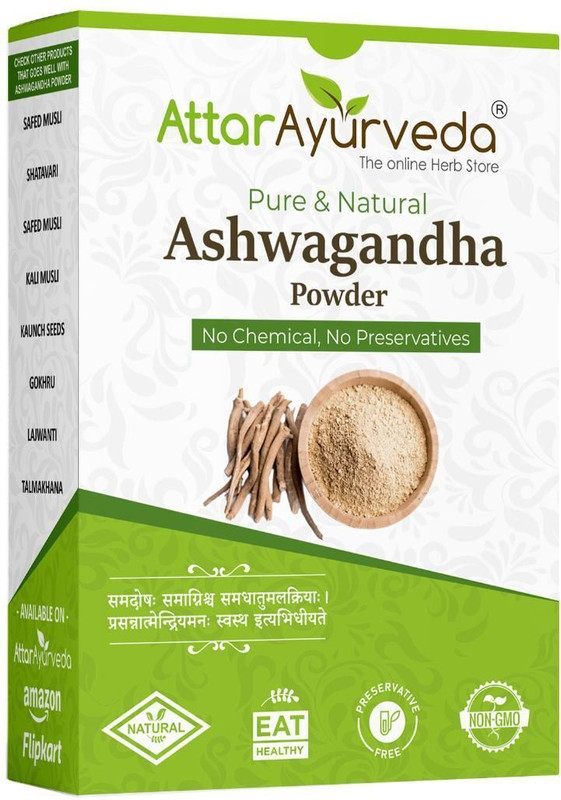 Attar Ayurveda Ashwagandha powder|Withania Somnifera(250 g)