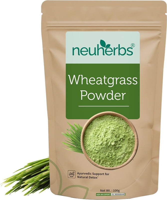 Neuherbs Wheatgrass Powder | Boost Immunity & Metabolism | Natural Detox | No Additives(100 g)