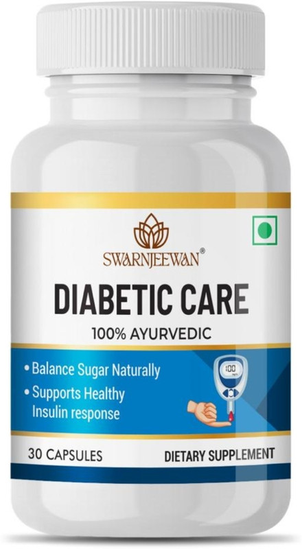 Swarnjeewan Diabetic Care Capsules | helps maintain healthy blood sugar level(30 Capsules)