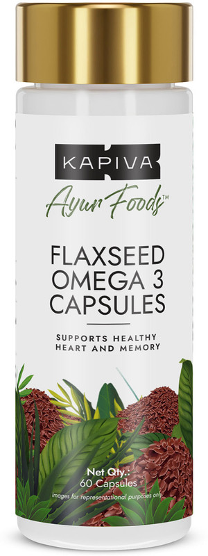 Kapiva Omega 3 Capsules(60 Capsules)