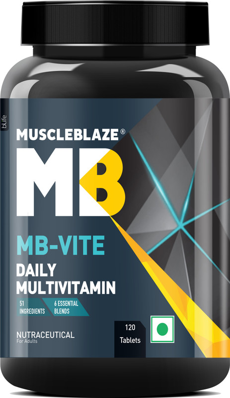 MUSCLEBLAZE MB-VITE Multivitamin(120 Tablets)