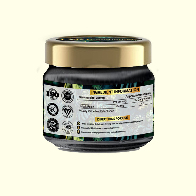 conglomer Pure Himalayan Shilajit Resin|Supports Muscle Recovery|Boosts Energy & Stamina(20 g)