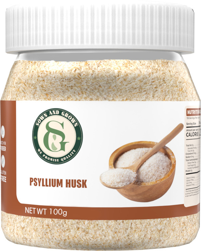 Sown and Grown Psyllium Husk | Isabgol Bhusi(200 g)